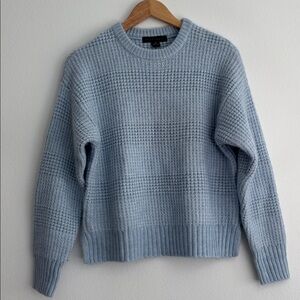 Sanctuary Sky Blue Textured Knit Top sweater